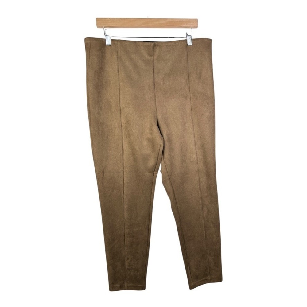 LOFT Women's Brown Suede‎ Pants Size 14